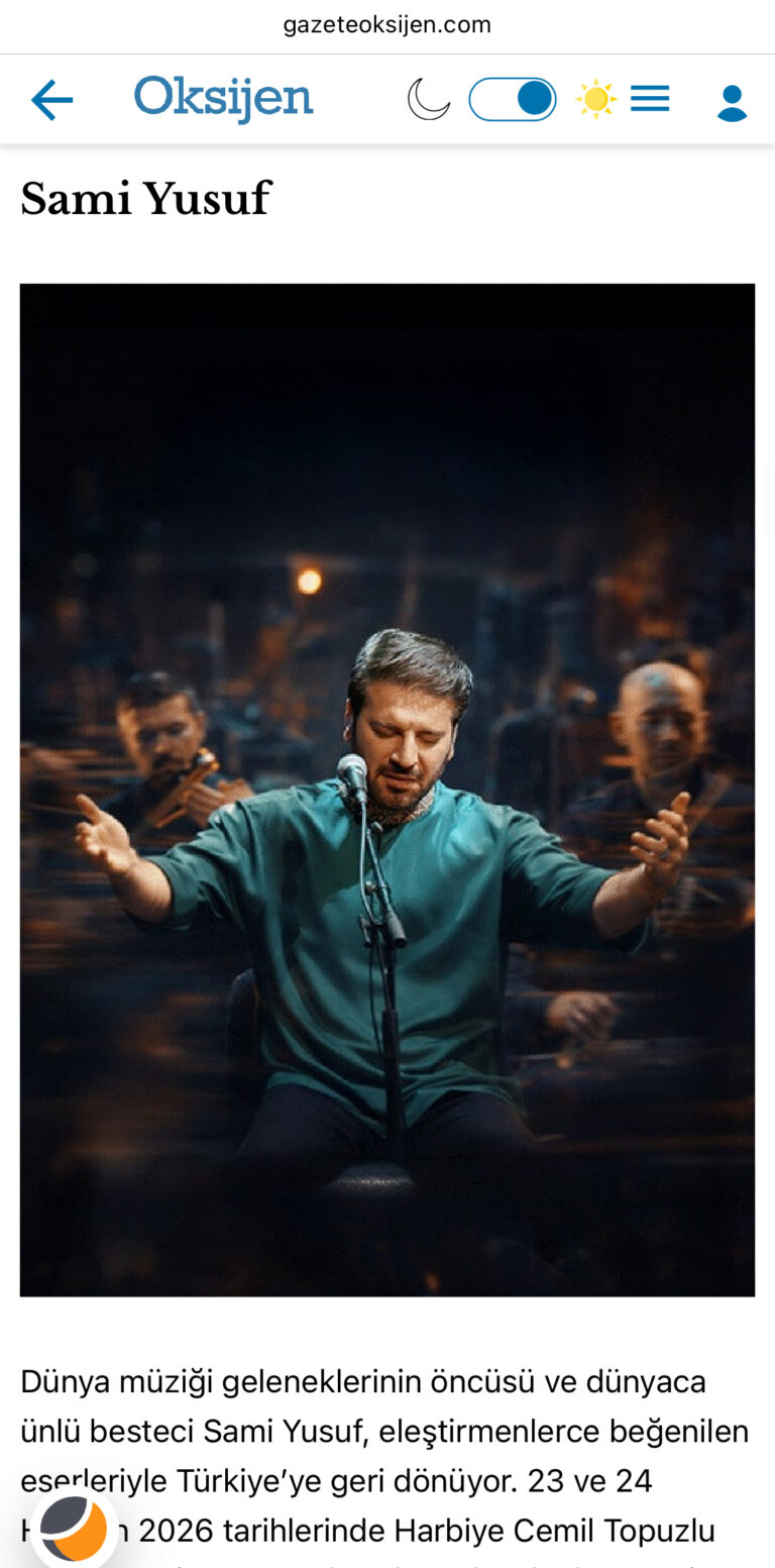 Türkiye 2026 yabancı müzik konserleri